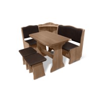 Кухонний гарнітур Симфонія ДСП горіх еко/шоколад