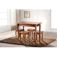 Стіл обідній СМАРТ 1000*600,ВІЛЬХА/горіх темний