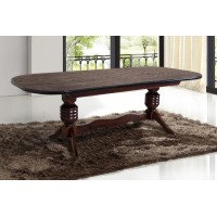 Стіл обідній Гетьман (200+2*40 )/100, горіх