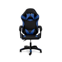Крісло геймерське Слім, чорний/синій