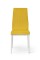 Стілець Річь, білий/велюр жовтий