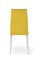 Стілець Річь, білий/велюр жовтий