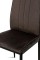Стілець Річь, чорний/велюр брауні