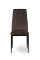 Стілець Річь, чорний/велюр брауні