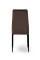Стілець Річь, чорний/велюр брауні