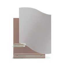 Дзеркало 450*650, 2 полички