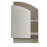 Дзеркало  500*750, 3 полички