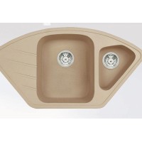 Мийка гранітна Julia (920*490*190) Слон. Кост.