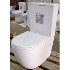 Унітаз Naomi (620*375*820) безободк, бел