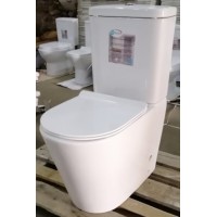 Унітаз Matrix (642*380*850) безободк, бел