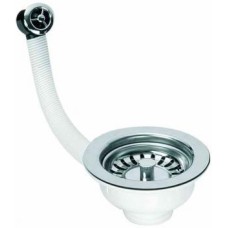 Злив до кух. мийки 3,5" з переливом FSW50P-POL25