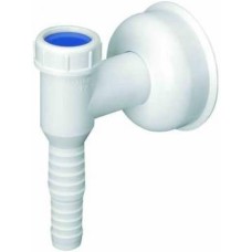 Сифон для прал. маш. настінний білий WMV-32-PL