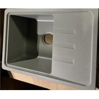 Мийка гранітна "Анабель" (620*435) Світло сірий.