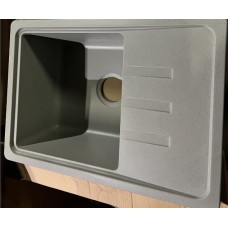 Мийка гранітна "Анабель" (620*435) Світло сірий.