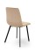 Стілець Ментос чорний/ велюр бежевий