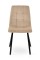 Стілець Ментос чорний/ велюр бежевий