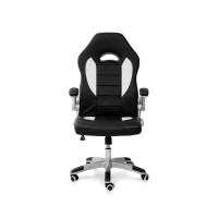 Крісло геймерське Плей, чорний/білий