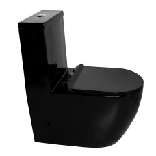 Унітаз-моноблок Ermin BG (670*370*840), ЧОРНИЙ