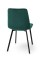 Стілець Ментос чорний/ велюр зелений