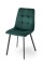 Стілець Ментос чорний/ велюр зелений