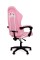 Крісло геймерське Слім, рожевий/білий