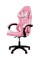 Крісло геймерське Слім, рожевий/білий