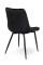 Стілець КОРФУ, велюр чорний