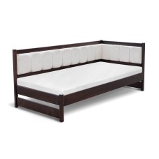 Ліжко Лілі  900*2000, горіх темний (ліве "Г")