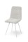 Стілець ФРЕШ (круглий) білий/букле бежева
