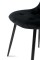 Стілець Квест, чорний / велюр чорний