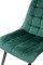 Стілець Віллі чорний /велюр зелений