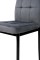 Стілець Айс, чорний/велюр темно-сірий