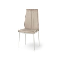 Стілець Річь, білий/велюр пісочний