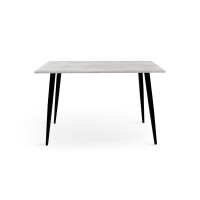 Стіл Гейт 120/80*75, індастріал /чорні ноги