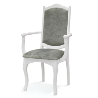 Крісло Натали (білий/Моррант 07 Лайт)