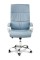 Стілець офісний Ентер ЛАЙТ, сіро-блакитний