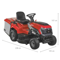 Трактор садовий бензиновий HECHT 5286