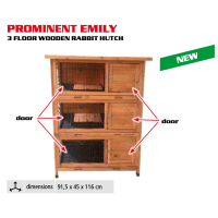 Триповерховий кролятник HECHT EMILY