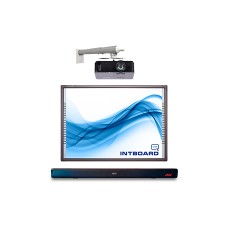 Комплект по МОН інтерактивна дошка INTBOARD +короткофокусний проєктор +акустична система +доставка та монтаж