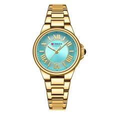 Годинник наручний Curren 9091 Gold-Blue