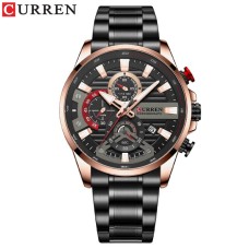 Годинник наручний Curren 8415 Black-Gold