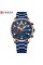 Годинник наручний Curren 8415 Blue-Gold