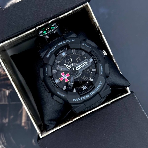Patriot 005BKSU ЗСУ Чорні Паракордовий ремінець Black + Коробка.