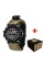Годинник наручний Patriot 012BKSU ЗСУ Чорні Паракордовий ремінець Army Green + Коробка