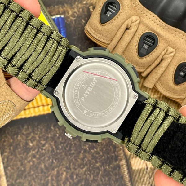 Patriot 005AGSU ЗСУ Паракордовий ремінець Army Green + Коробка.