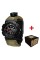 Годинник наручний Patriot 005BKSU ЗСУ Чорні Паракордовий ремінець Army Green + Коробка