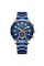 Годинник наручний Curren 8417 Blue-Gold