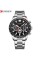 Curren 8418 Silver-Black