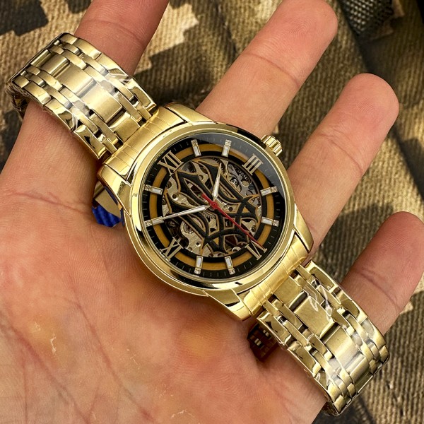 Годинник наручний Patriot 025 Sharp Gold-Black.