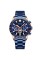 Годинник наручний Curren 8418 Blue-Gold